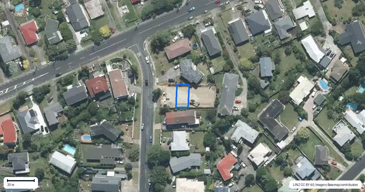 Property context map for 99B Hillcrest Avenue, Hillcrest, Auckland