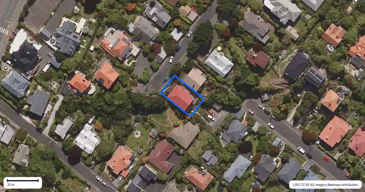 Property context map for 15 Maheno Street, Maori Hill, Dunedin