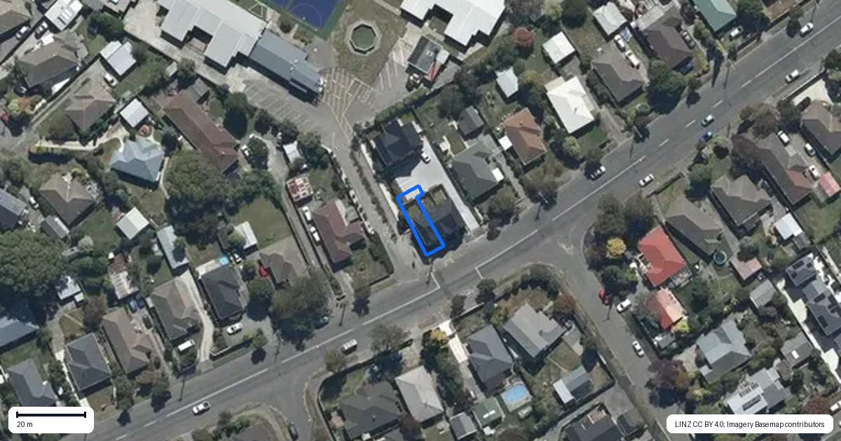 Property context map for 1/61 Farrington Avenue, Bishopdale, Christchurch