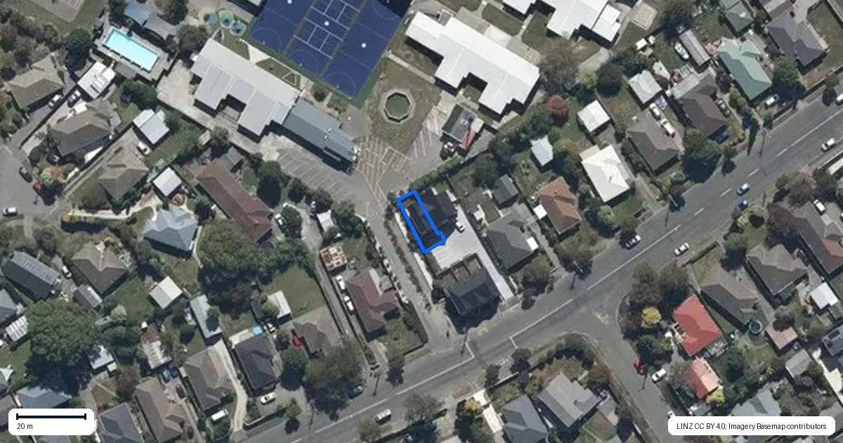 Property context map for 4/61 Farrington Avenue, Bishopdale, Christchurch
