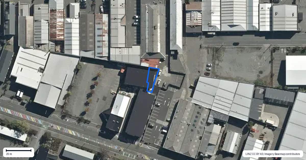 Property context map for 5/73 Ferry Road, Christchurch Central, Christchurch