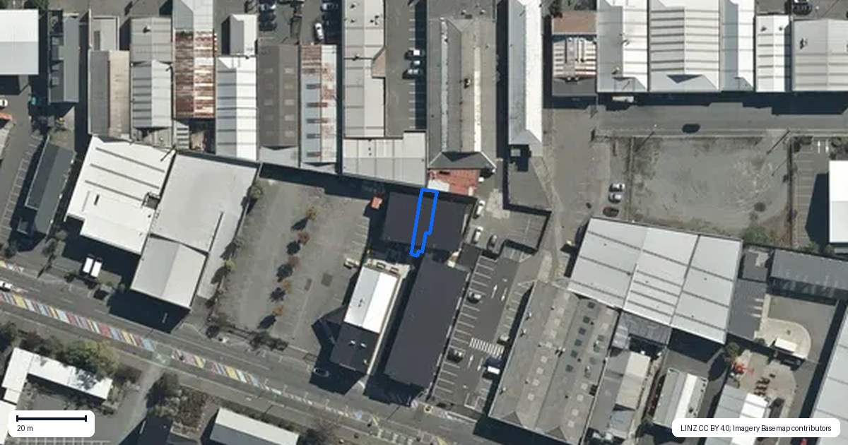 Property context map for 3/73 Ferry Road, Christchurch Central, Christchurch