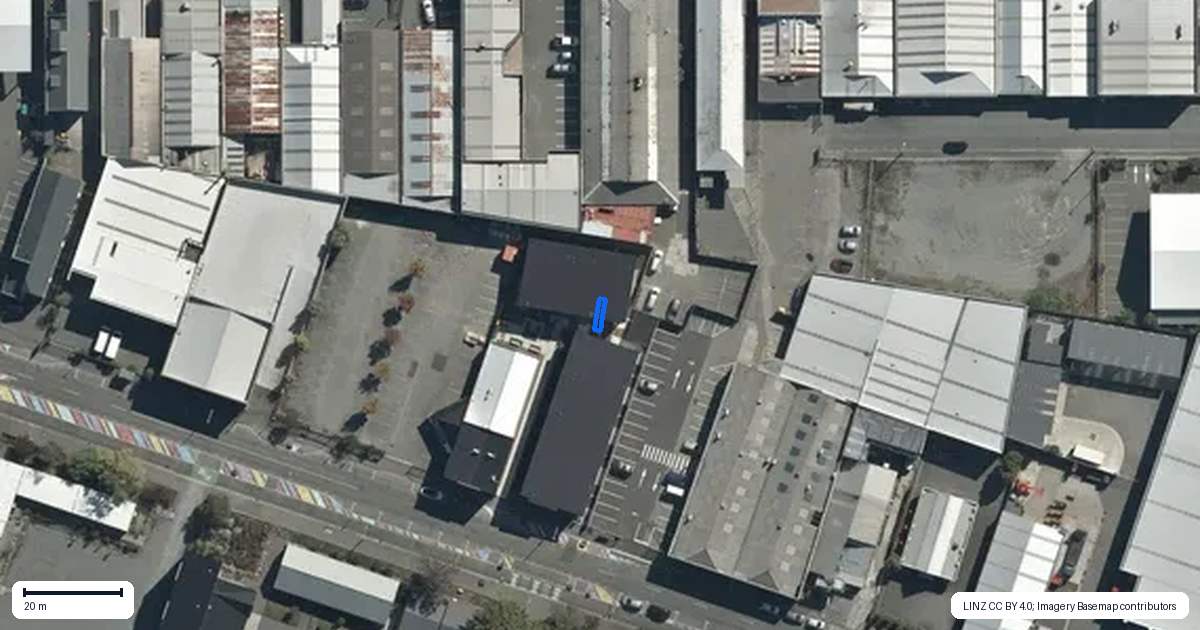 Property context map for 104/73 Ferry Road, Christchurch Central, Christchurch