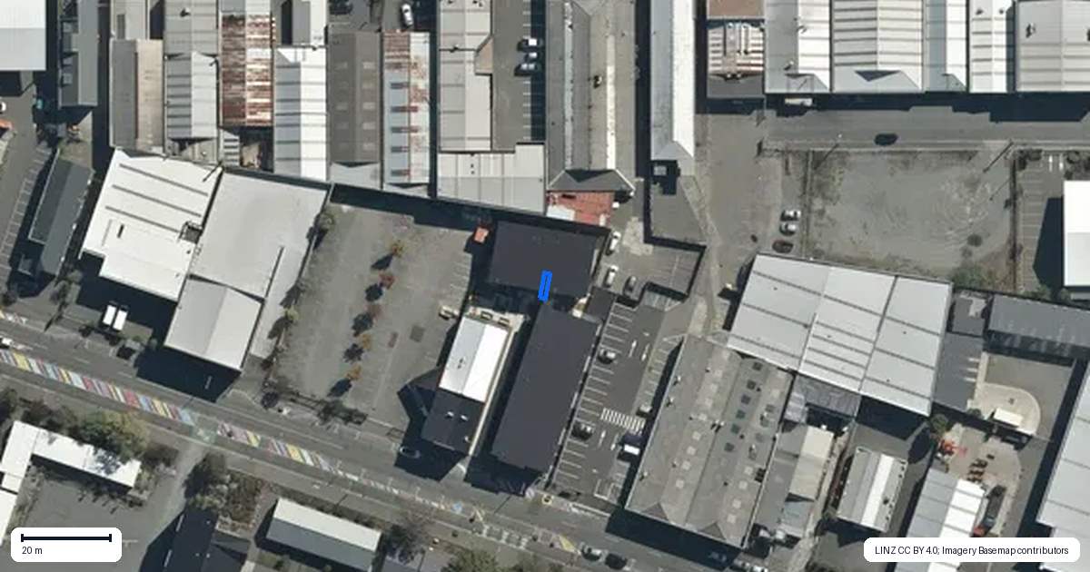 Property context map for 103/73 Ferry Road, Christchurch Central, Christchurch