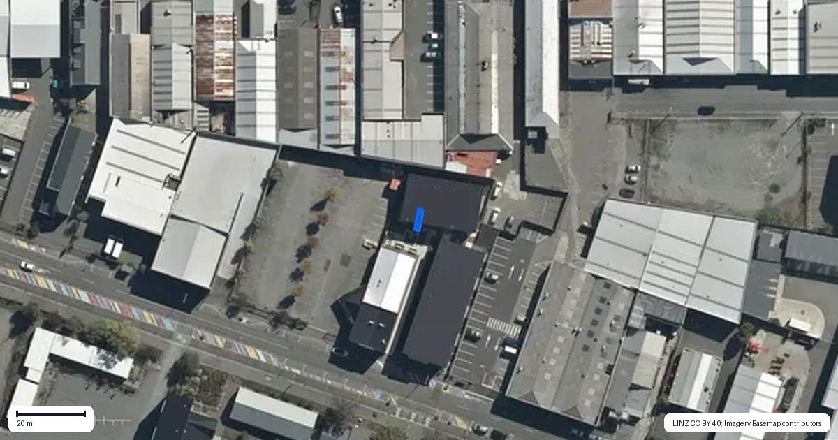 Property context map for 102/73 Ferry Road, Christchurch Central, Christchurch