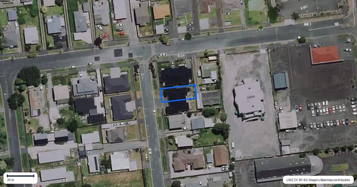 Property context map for 1/46 Smith Street, Frankton, Hamilton