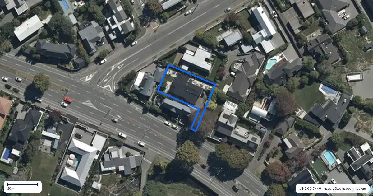 Property context map for 34 Fendalton Road, Fendalton, Christchurch