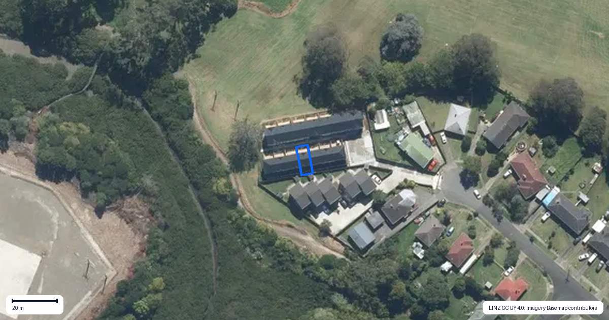 Property context map for 4/20 Bentley Road, Otara, Auckland