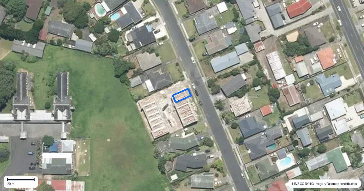 Property context map for 1/41 Ramsey Street, Papatoetoe, Auckland