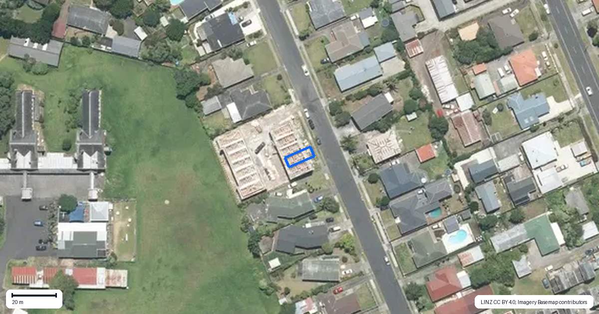 Property context map for 4/41 Ramsey Street, Papatoetoe, Auckland