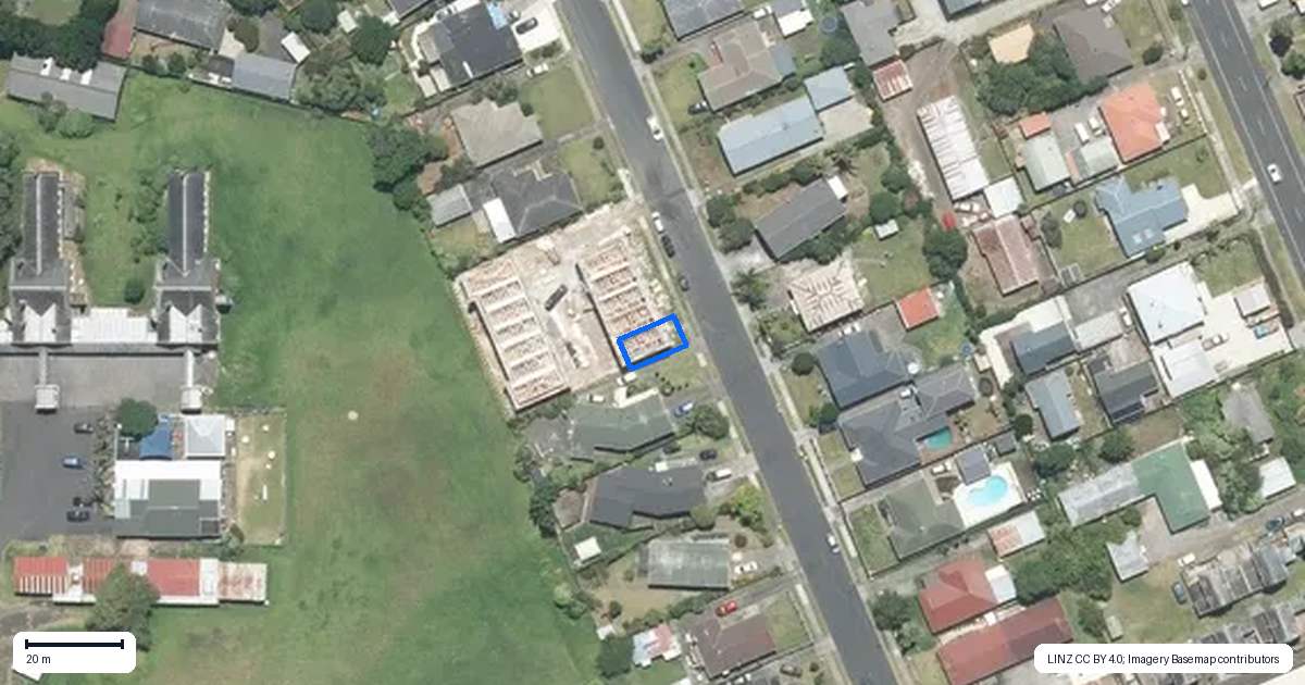 Property context map for 5/41 Ramsey Street, Papatoetoe, Auckland