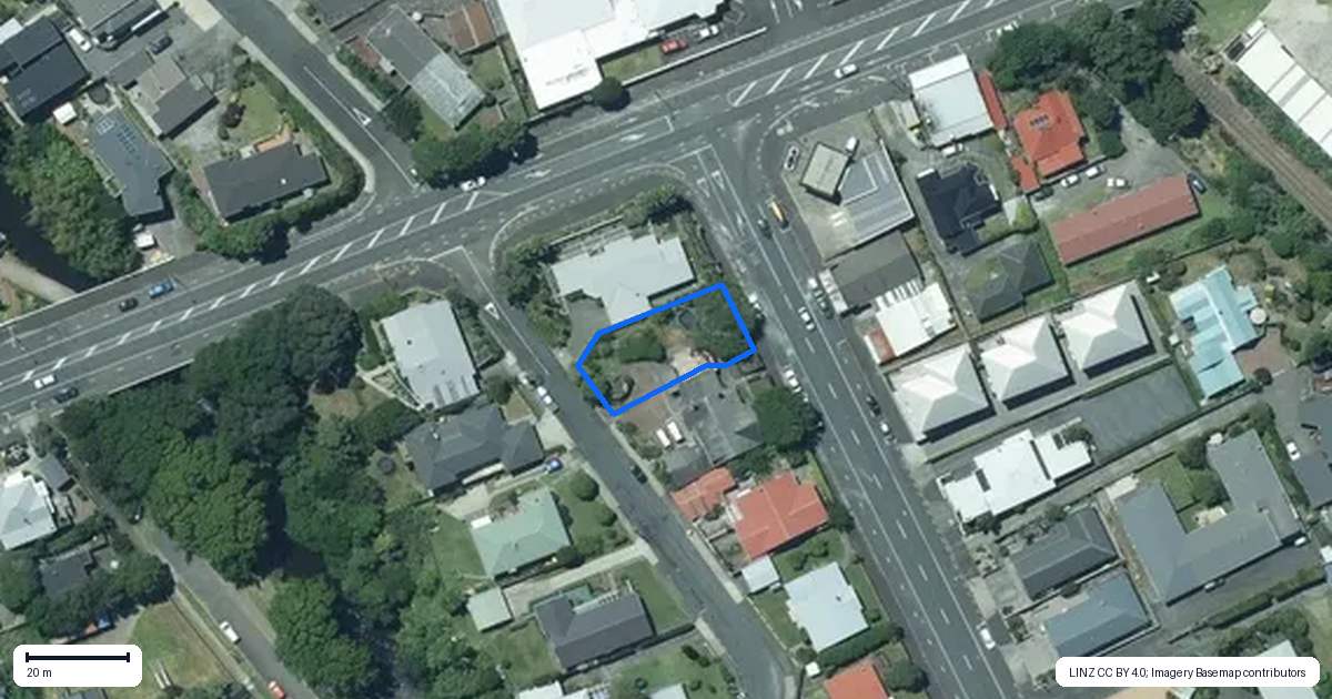 Property context map for 17A Baring Terrace, Strandon, New Plymouth