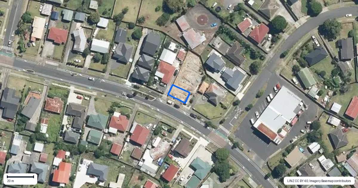 Property context map for 40A Friesian Drive, Mangere, Auckland