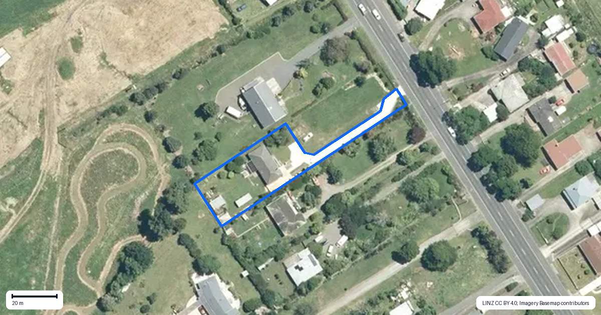Property context map for 72C Puke Road, Paeroa