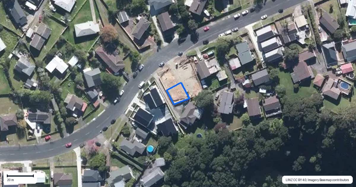 Property context map for 41B West Harbour Drive, West Harbour, Auckland