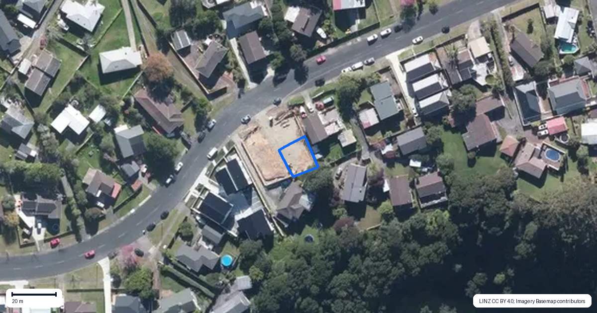 Property context map for 41D West Harbour Drive, West Harbour, Auckland