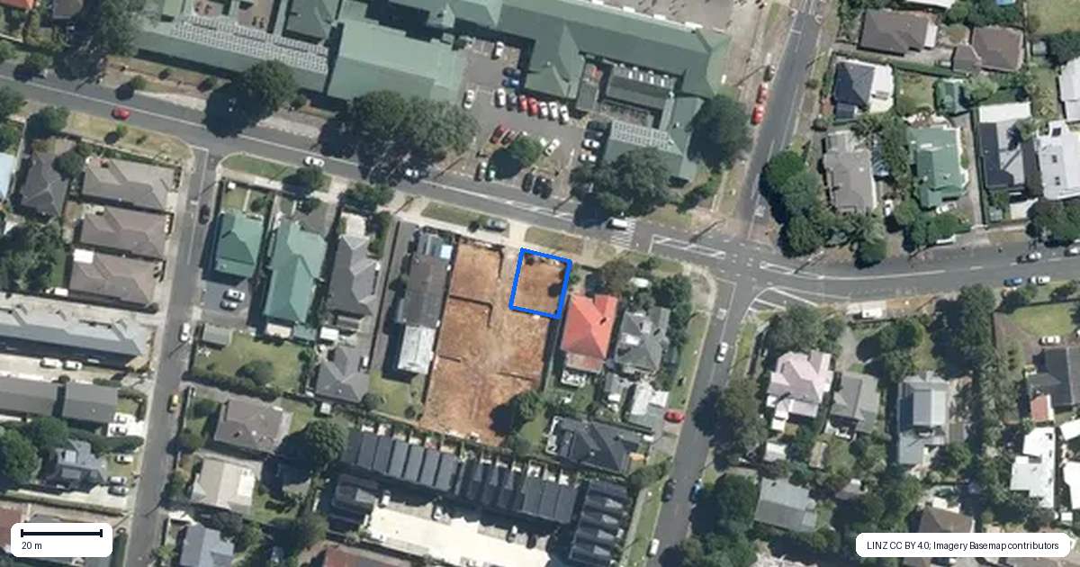 Property context map for 57A Trafalgar Street, Onehunga, Auckland