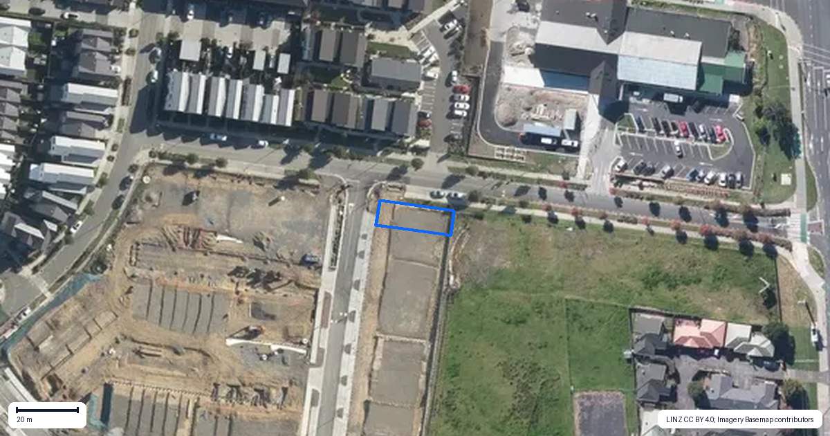 Property context map for 25 Kapia Road, Westgate, Auckland