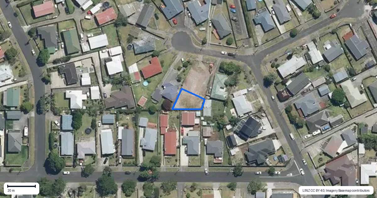 Property context map for 4C Congreve Place, Blockhouse Bay, Auckland