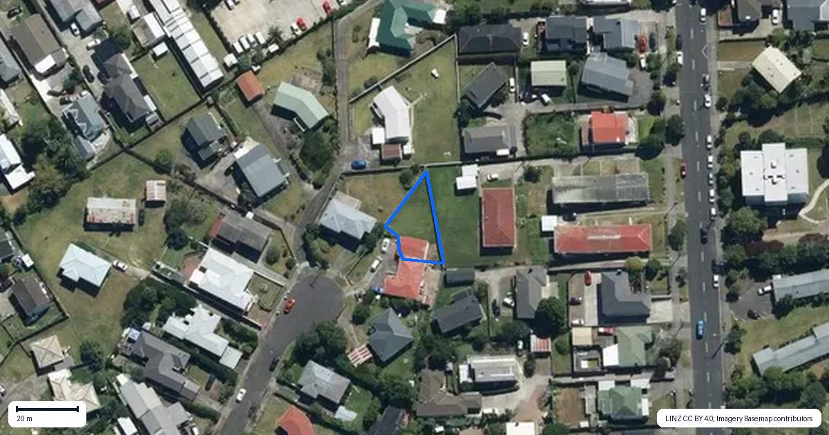 Property context map for 23A Brabham Place, Avondale, Auckland
