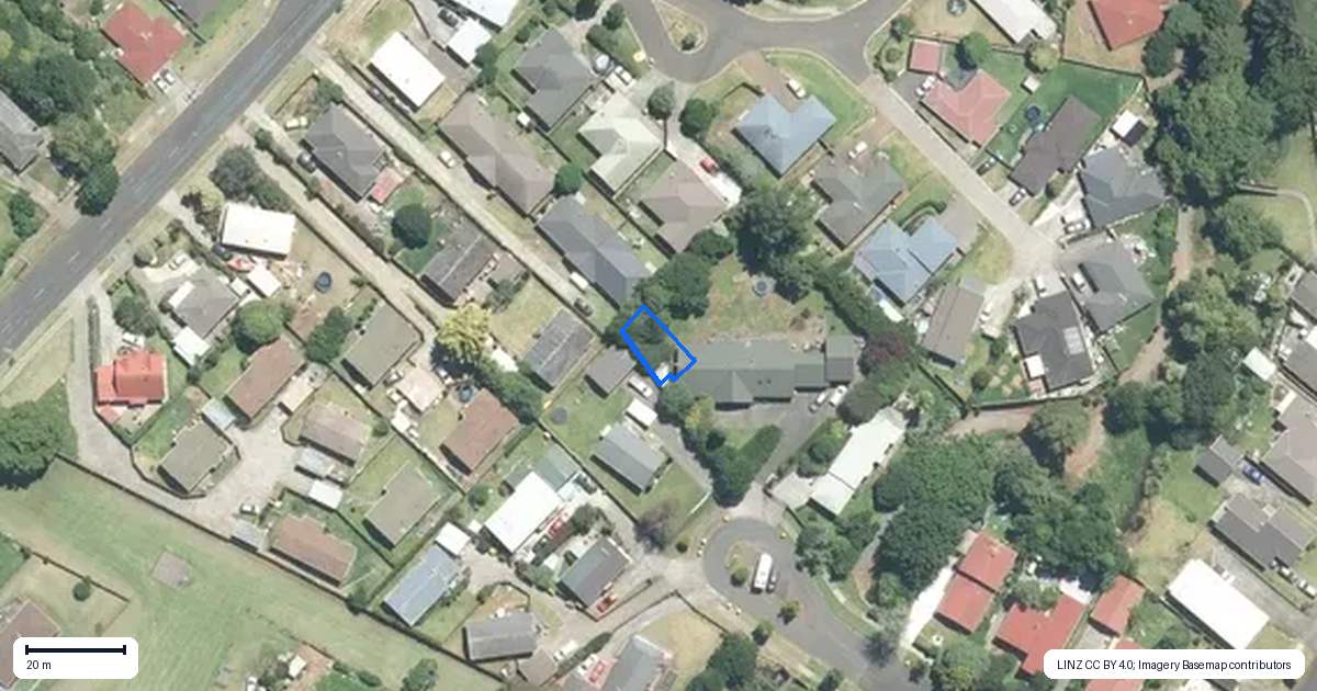 Property context map for 10/25 Childs Avenue, Pukekohe