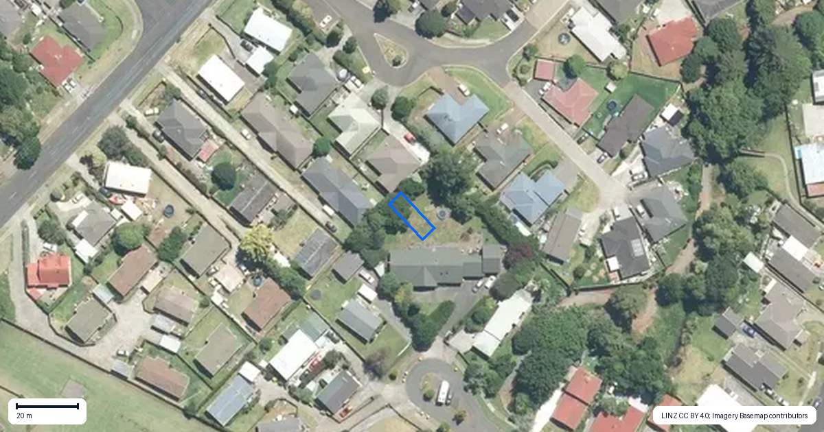 Property context map for 7/25 Childs Avenue, Pukekohe