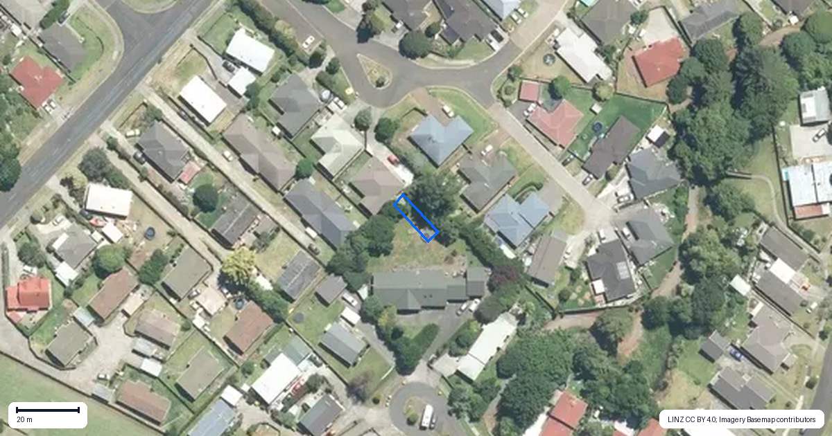 Property context map for 5/25 Childs Avenue, Pukekohe