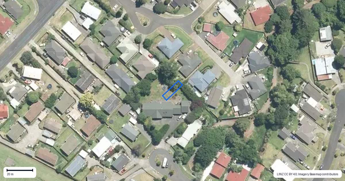 Property context map for 3/25 Childs Avenue, Pukekohe