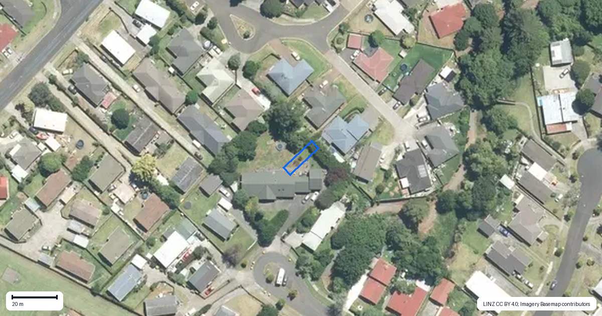 Property context map for 2/25 Childs Avenue, Pukekohe