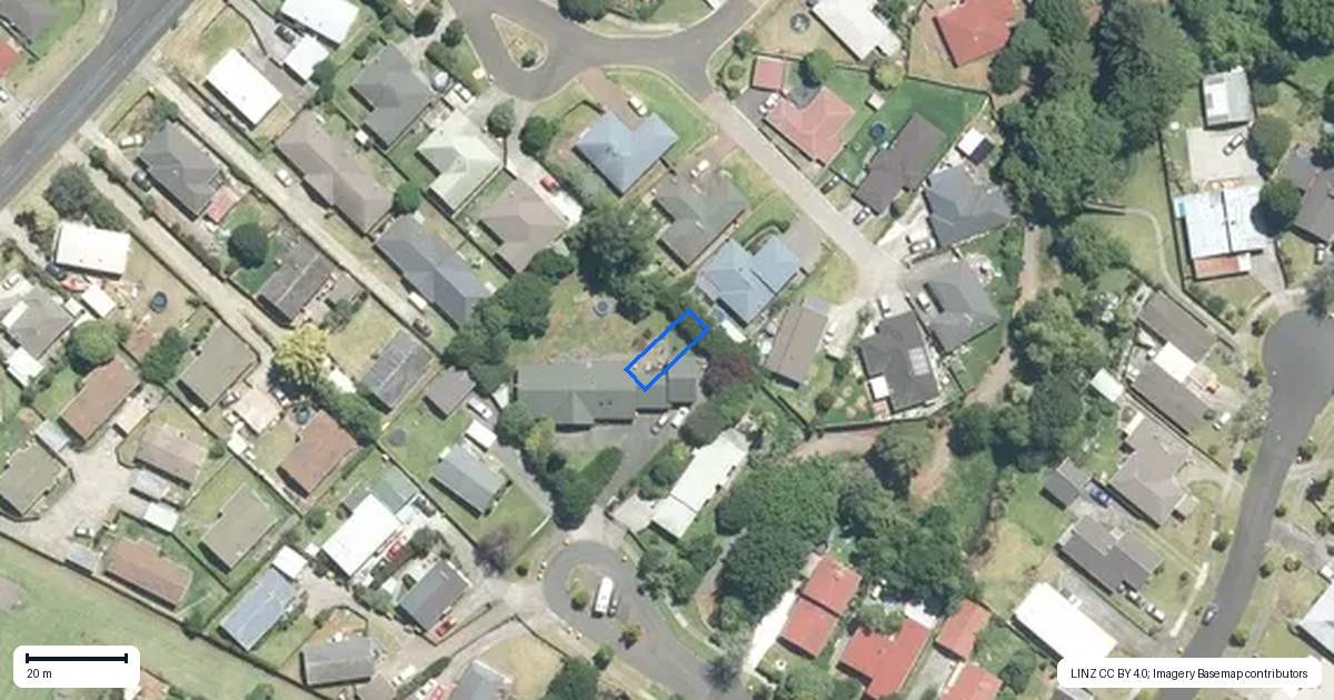 Property context map for 1/25 Childs Avenue, Pukekohe