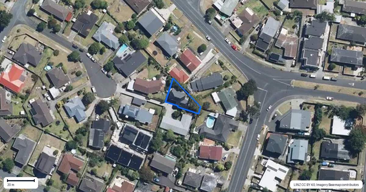 Property context map for 12A Rene Place, Sunnyhills, Auckland