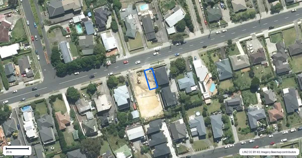 Property context map for 23C Pupuke Road, Birkenhead, Auckland