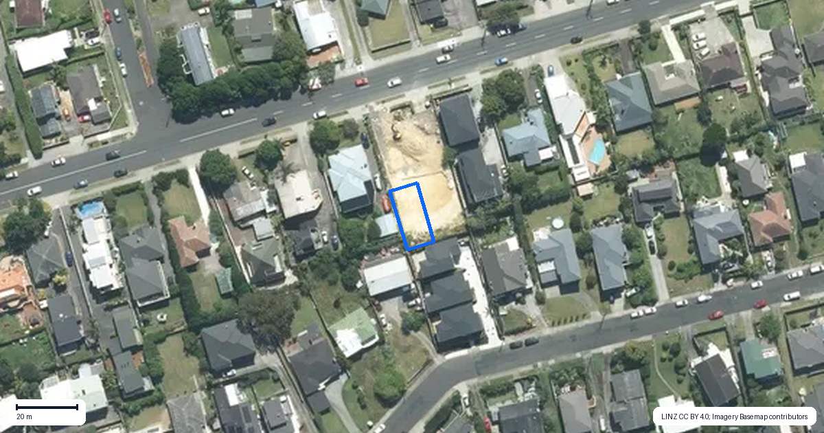 Property context map for 23D Pupuke Road, Birkenhead, Auckland