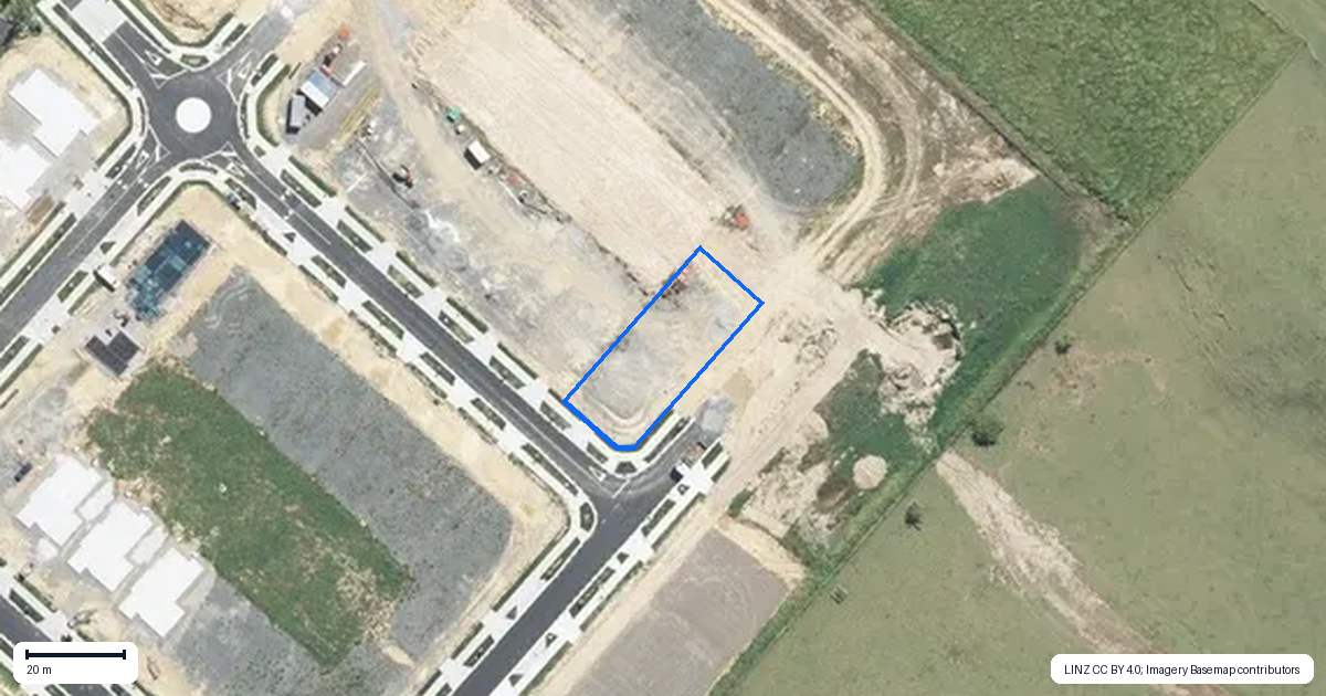 Property context map for 40 Ferndale Drive, Kawakawa Bay