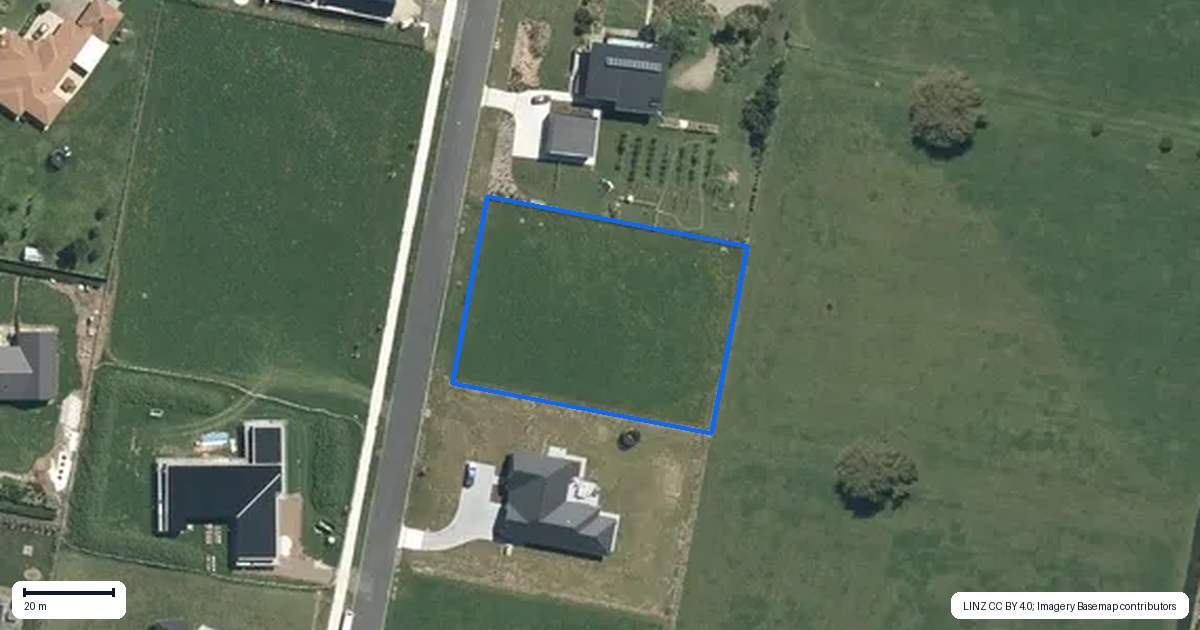 Property context map for 47 Te Mara Drive, Leamington, Cambridge