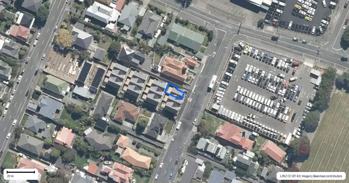 Property context map for 1/55 Britannia Street, Petone, Lower Hutt