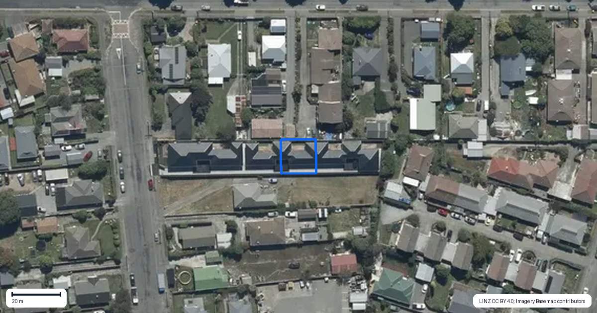 Property context map for 4/7 Vickerys Road, Wigram, Christchurch