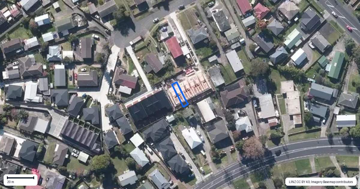 Property context map for 6/14 Sabot Place, Massey, Auckland