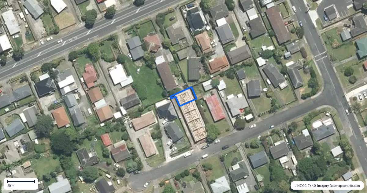 Property context map for 11E Percival Street, Manurewa, Auckland