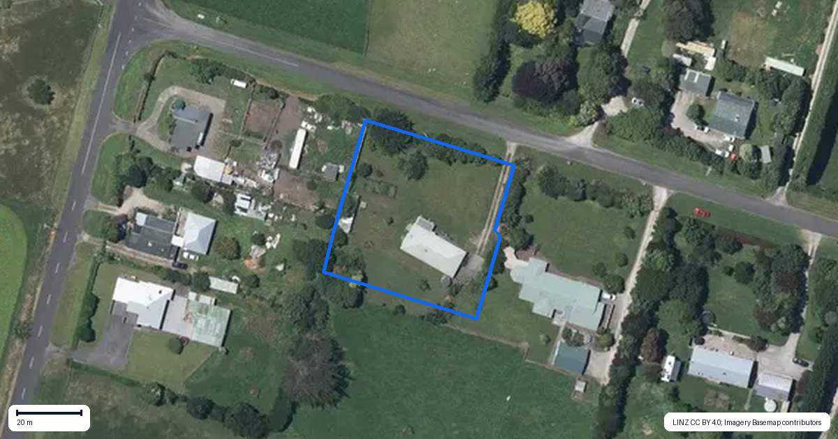 Property context map for 499 Kaikokopu Road, Brunswick