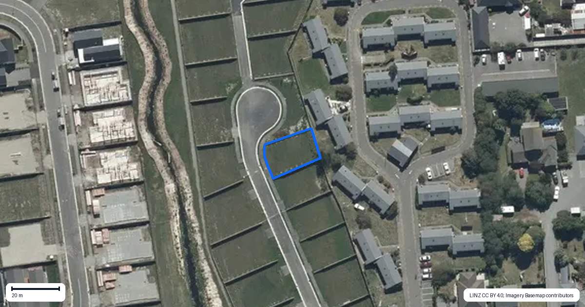 Property context map for 14 Waianiwa Place, Burwood, Christchurch
