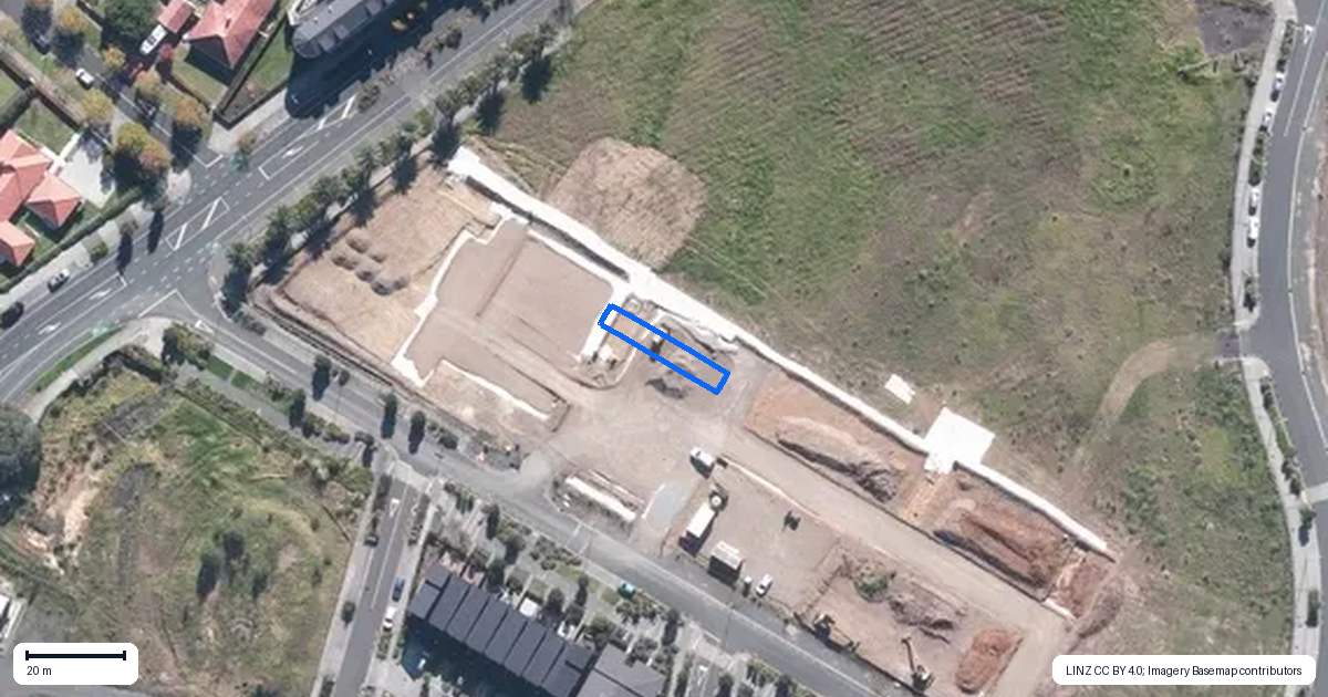 Property context map for 11 Rauawa Lane, Hobsonville, Auckland