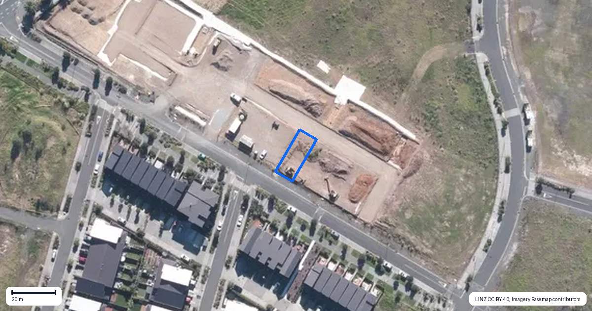 Property context map for 16 Waka Moana Drive, Hobsonville, Auckland