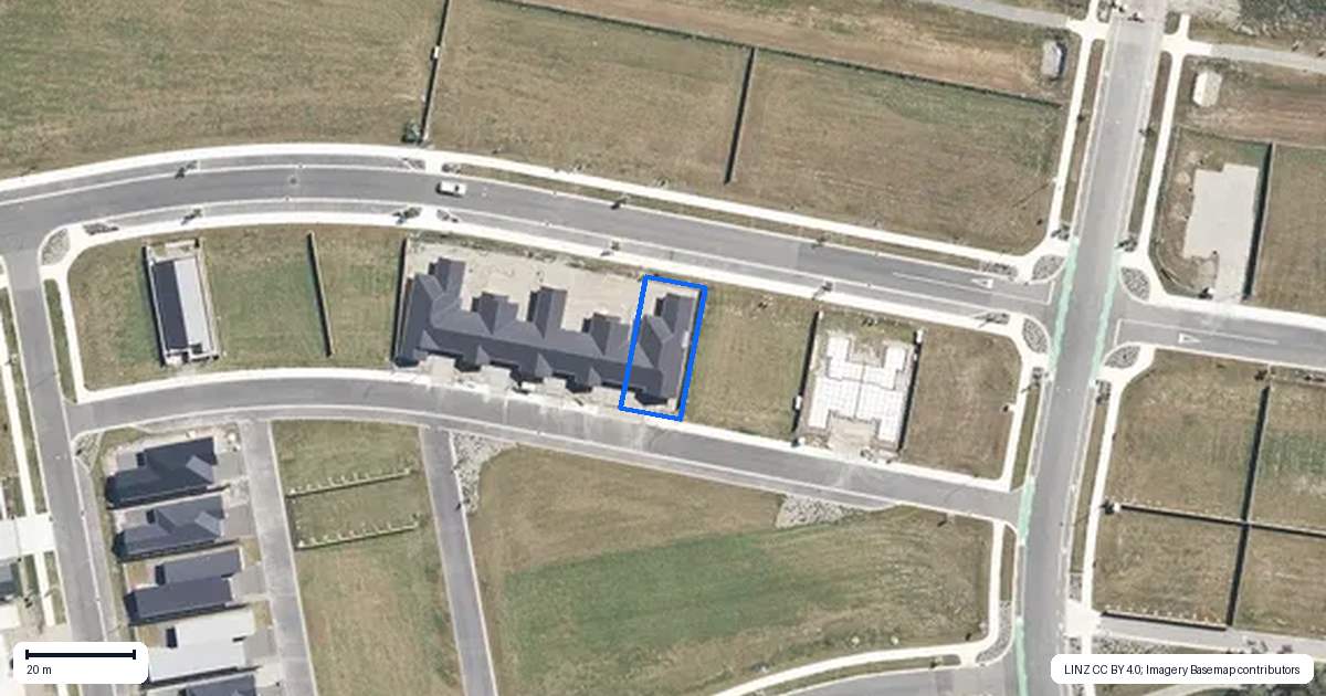 Property context map for 12 McGrath Lane, Rangiora