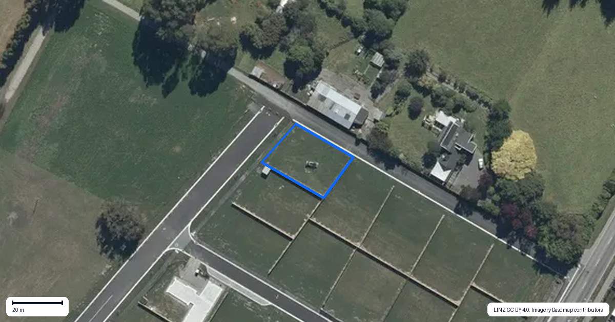 Property context map for 9 Raspberry Lane, Harewood, Christchurch