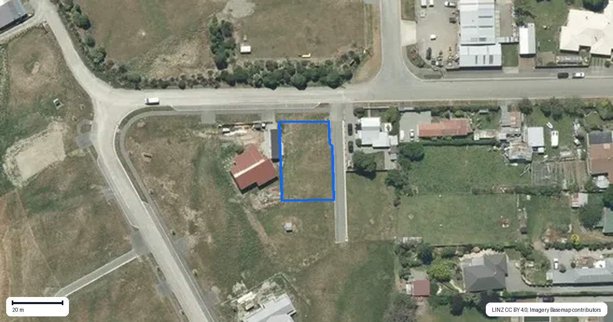 Property context map for 37 Majors Road, Geraldine