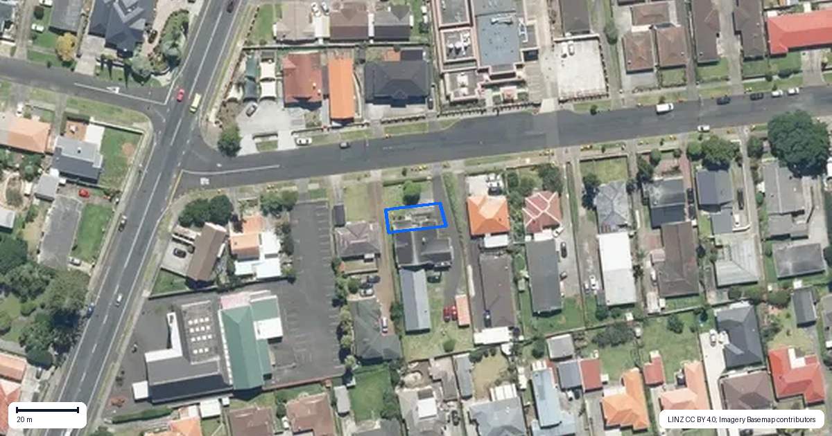 Property context map for 2/7 Wentworth Avenue, Papatoetoe, Auckland