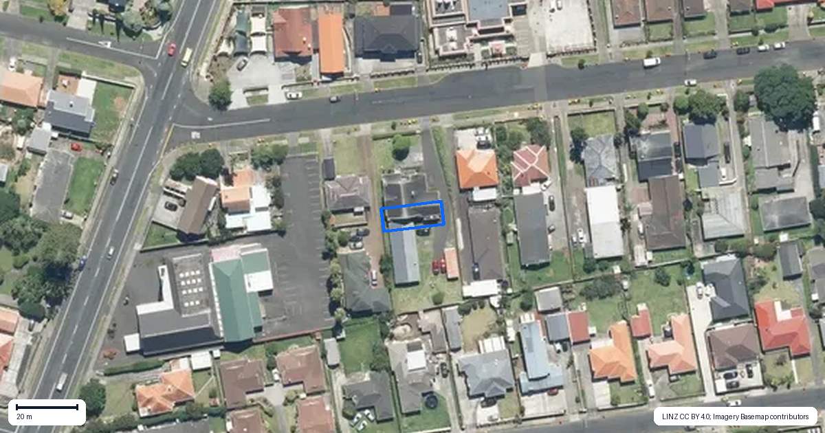 Property context map for 4/7 Wentworth Avenue, Papatoetoe, Auckland