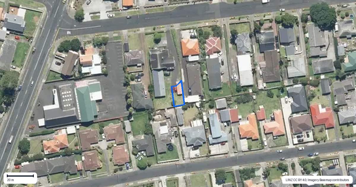 Property context map for 6/7 Wentworth Avenue, Papatoetoe, Auckland