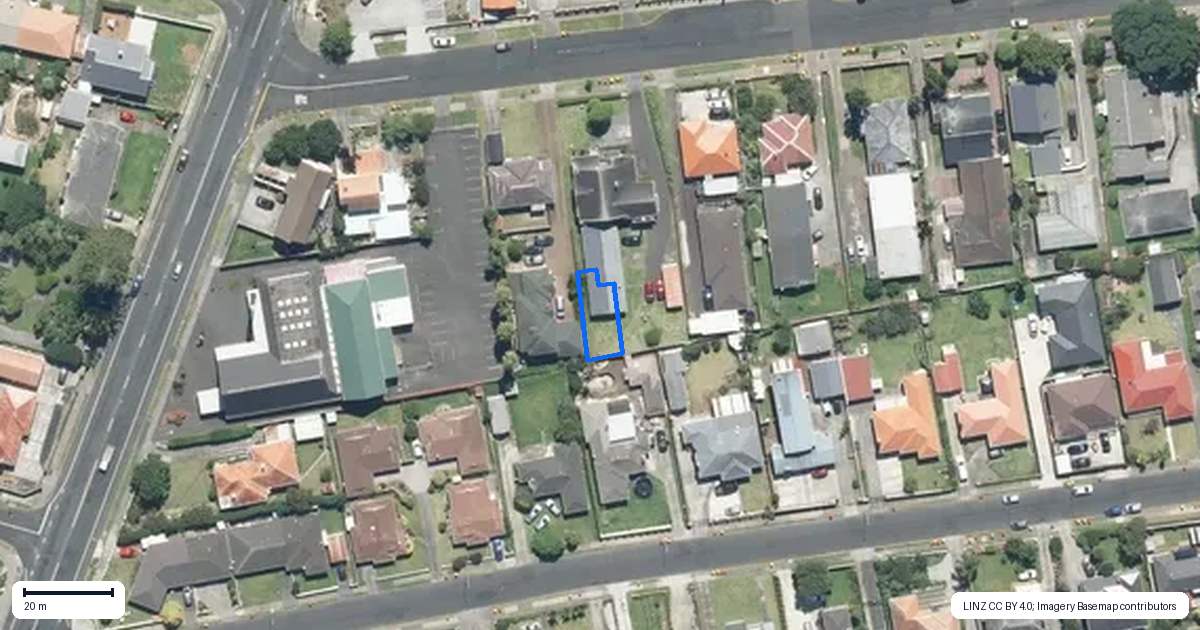 Property context map for 8/7 Wentworth Avenue, Papatoetoe, Auckland